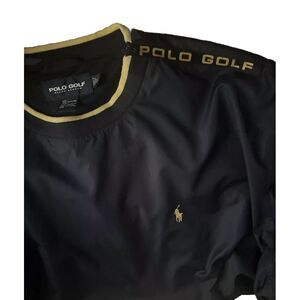Vintage Polo Ralph Lauren Golf Men's WindbreakerPullover Shoulder Zipper Navy XL